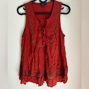 New Camisole in brilliant coral color. Great for summer!